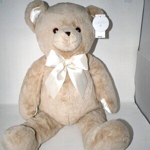 Edgehill Collection 20" Jumbo Bear Plush in Tan # YT4ES500L NWT  Details: plush